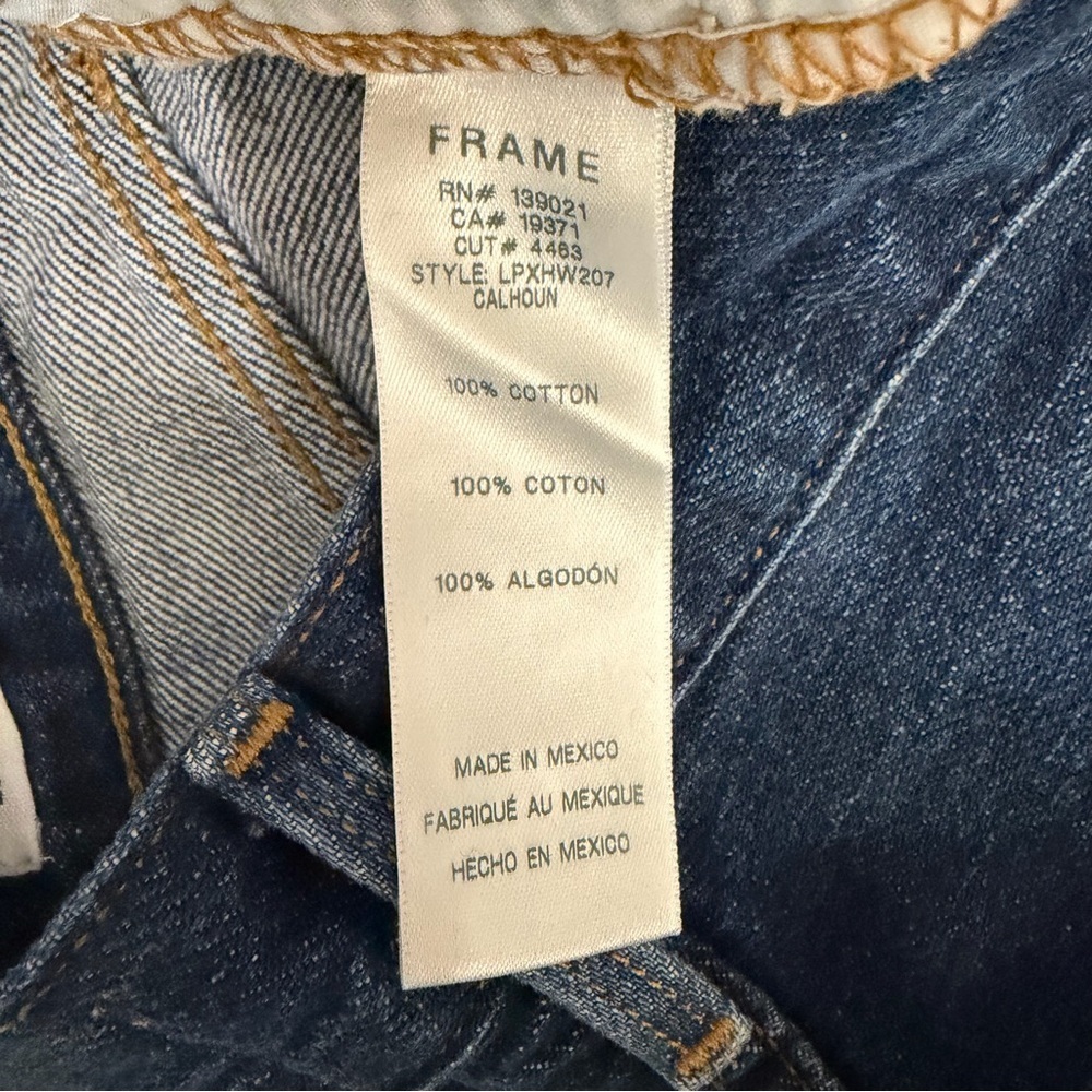 Frame Calhoun Wash Le Pixie Hollywood Jeans Size 26 - 23286 - Picture 12 of 15